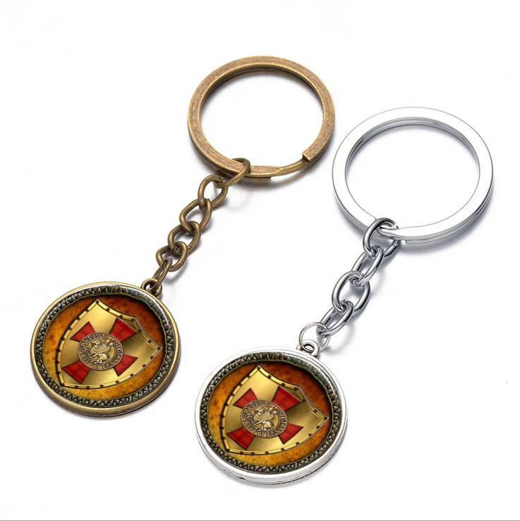Новые Рыцари Templar подвеска ювелирные изделия стеклянный кабошон брелок|Брелоки| |