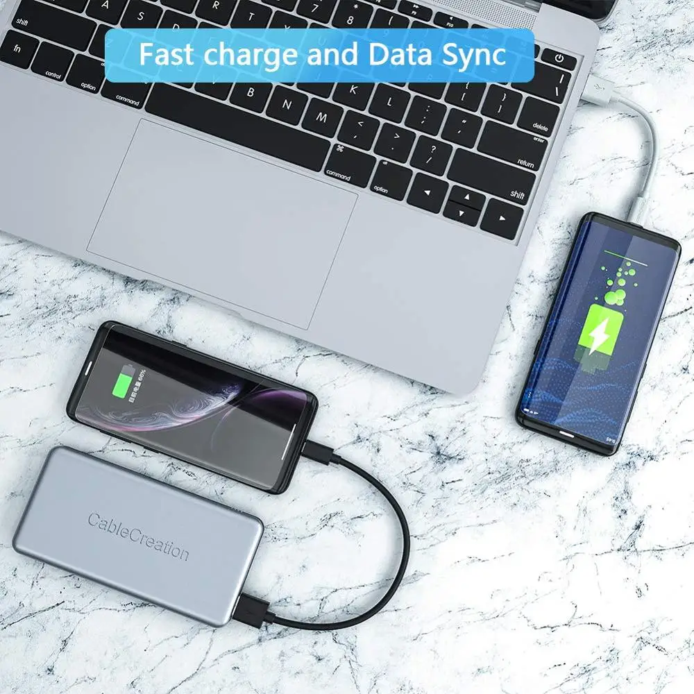 USB Charge Cable CableCreation [3-Pack] 2.0 A Male to Micro B Sync Cables 0.5ft/4ft/6ft | Электроника
