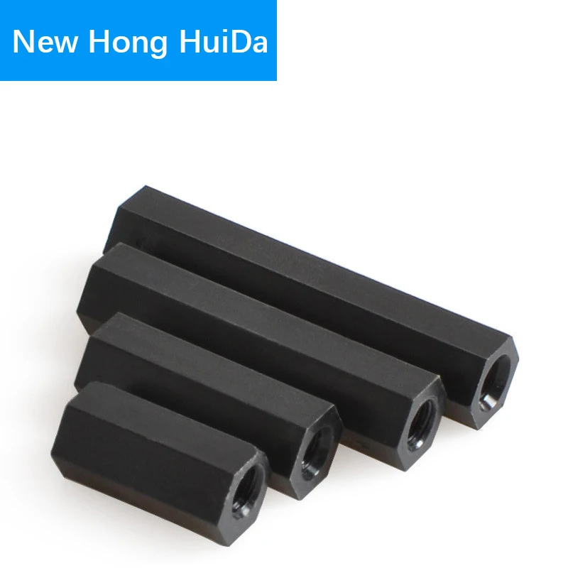 

M2.5 Black Hex Nylon Standoff Male Female Plastic Hexagonal Threaded PCB Motherboard Spacer Pillar Boards Bolt Screw Nut M2.5*L