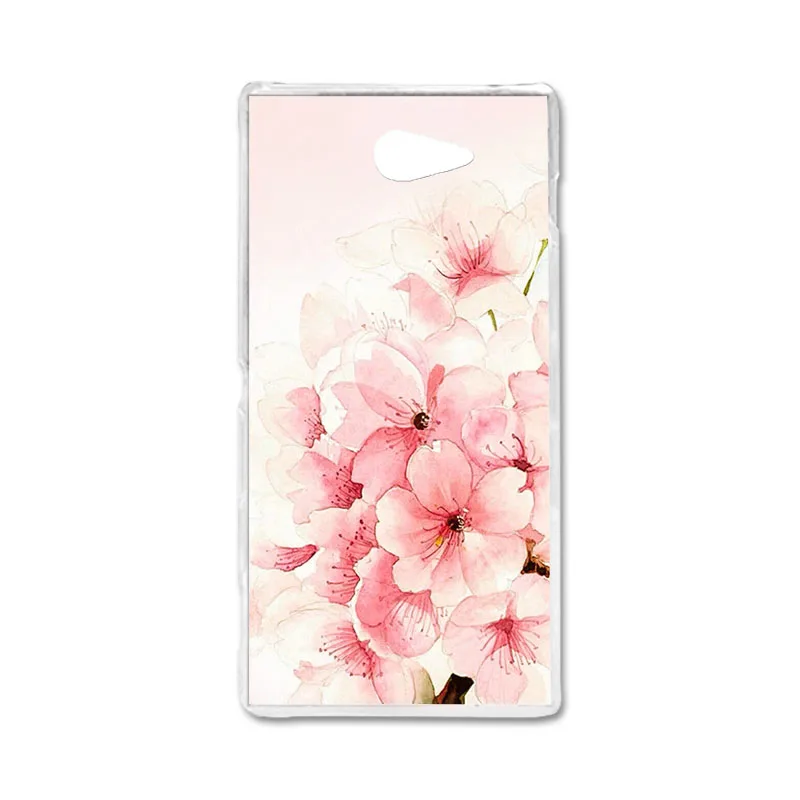 Силиконовый чехол для телефона, чехол для sony Xperia M2 D2302 S50H D2303 D2305 D2306, двойной чехол из ТПУ с милыми животными
