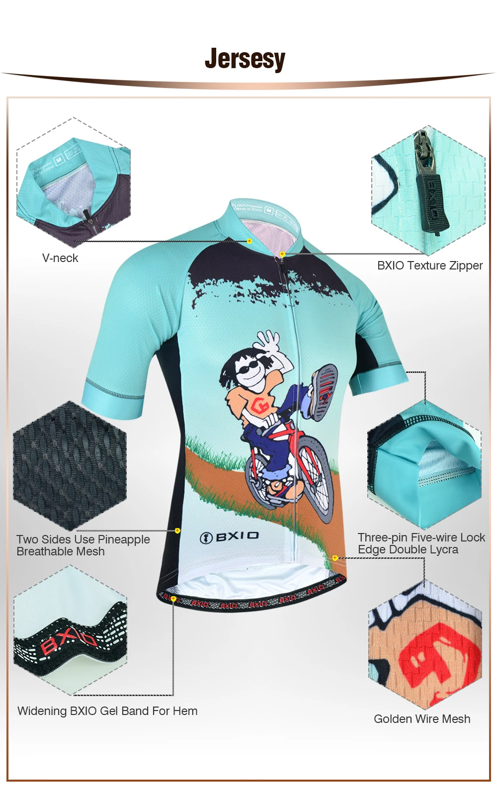 Одежда для велоспорта летний бренд bxio MTB Pro команда зеленая велосипедная одежда Граффити Шаблон Велоспорт Джерси Наборы для мужчин BX-168