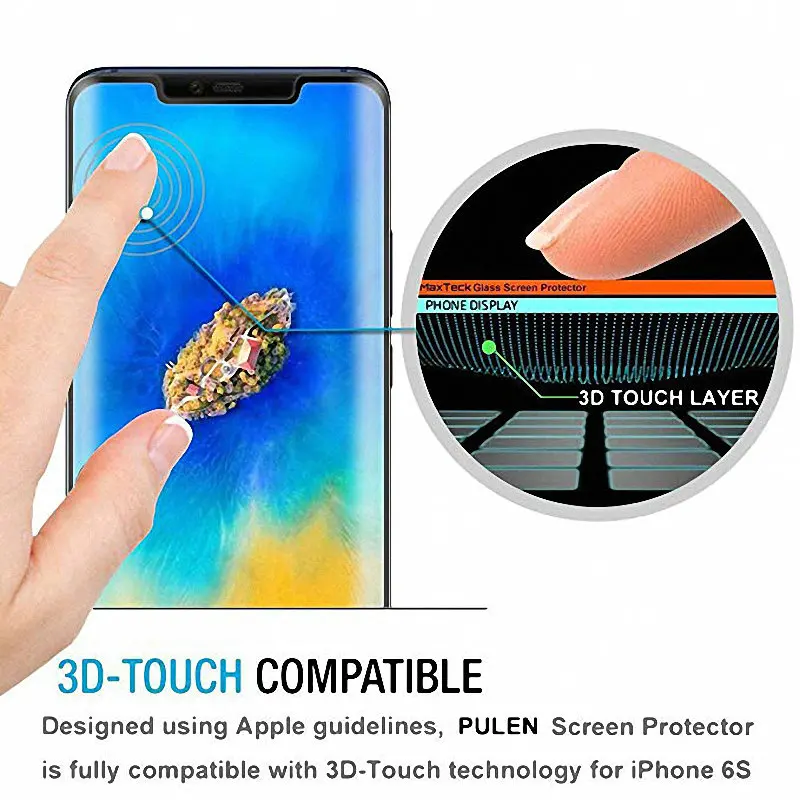 3D полное покрытие закаленное стекло протектор экрана для Huawei Mate 20 Pro LYA-L29 LYA-L09 LYA-AL00
