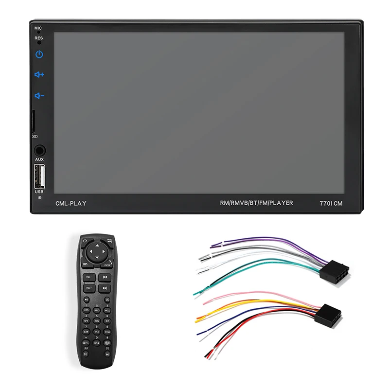 Автомагнитола Bluetooth " сенсорный экран BT Hands-free AUX USB FM Авто Аудио рулевое колесо управление MP5 плеер авторадио 2 Din