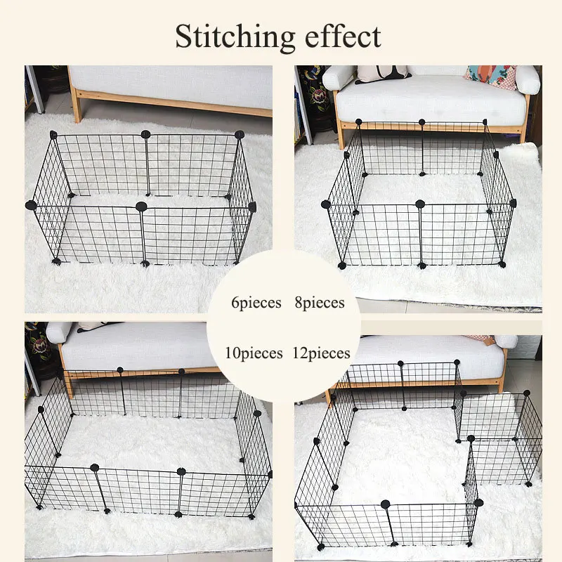 Умный манеж для домашних питомцев железная сеточка собак и кошек щенков вольер