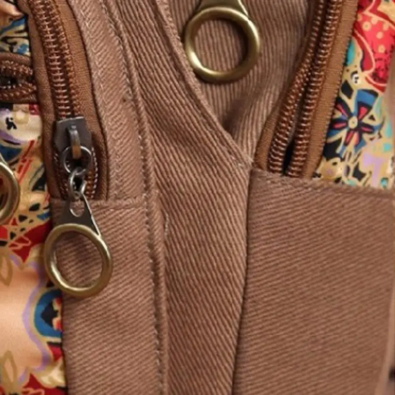 2018 Boho Стиль Холст Crossbody сумка для женщин Женский Винтаж обувь девочек груди пакет