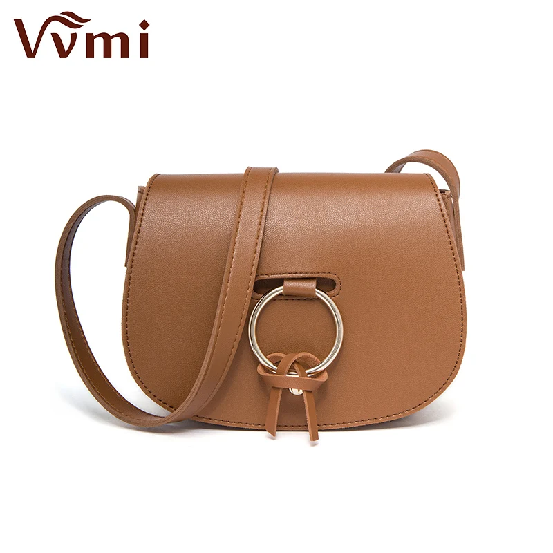 Vvmi bolsos для женщин сумки chic Винтаж классический металлический круг кольцо седло