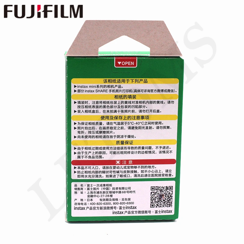 Оригинальная пленка Fuji Fujifilm instax mini 8 10 листов с белым краем для мгновенной печати