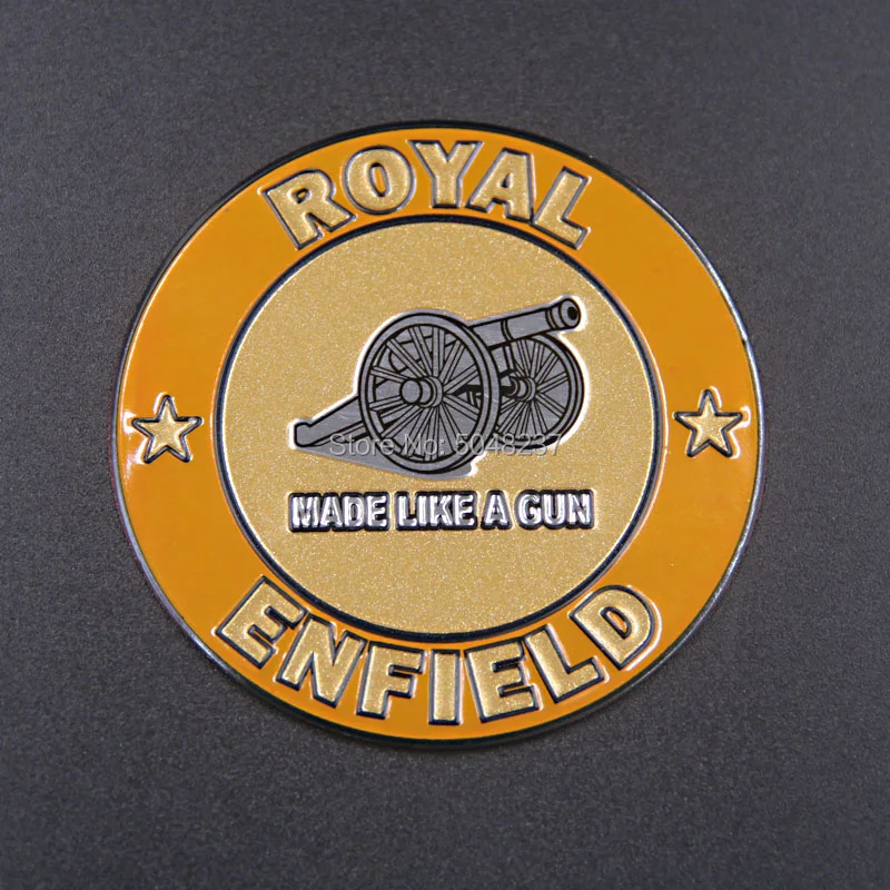 ROYAL 5 Модная наклейка, наклейка в стиле ретро, королевская эмблема Enfield, эмблема мотоцикла, значок, алюминиевые стандартные декоративные наклейки - Цвет: ROYAL 5