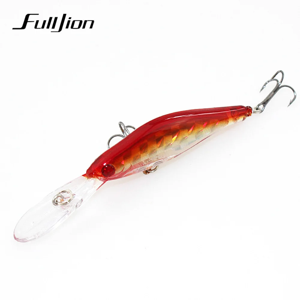 Fulljion Minnow тонущие рыболовные наживки лазерный светоотражающий твердый Воблер для