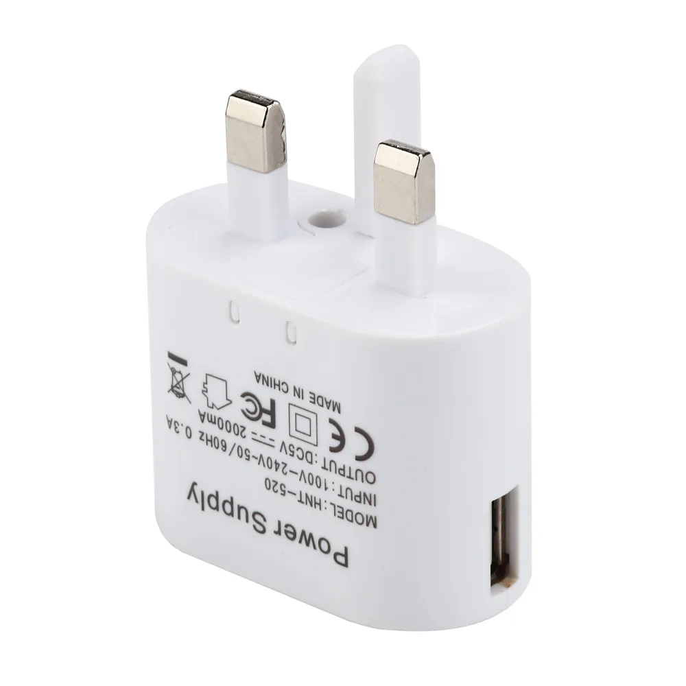 Горячая продажа складной дорожный 5V 2A AC зарядное устройство USB адаптер питания