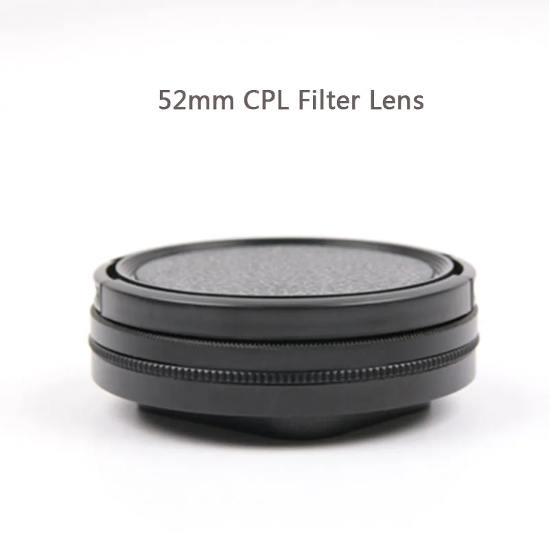 52mm Cpl filter 52 мм УФ-фильтр для объектива CPL круговой поляризационный фильтр для объектива для GoPro Hero 7 6 5 черный Go Pro Аксессуары для экшн-камеры - Цвет: 52mm Cpl filter
