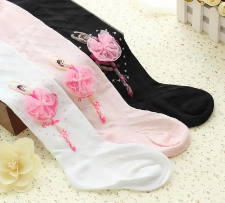 

New Fashion Girls Socks Cute Kids Toddlers Dancing Girls Soft Ballet Cotton Socks Girls Pantyhose