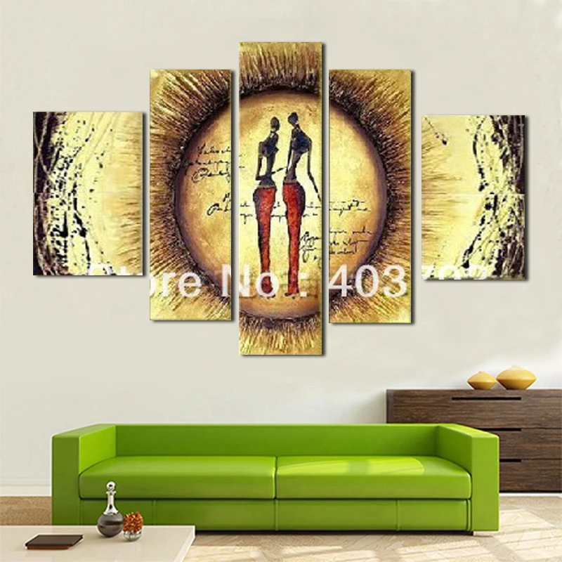 Высокое качество Современное абстрактное огромное украшение на стену живопись