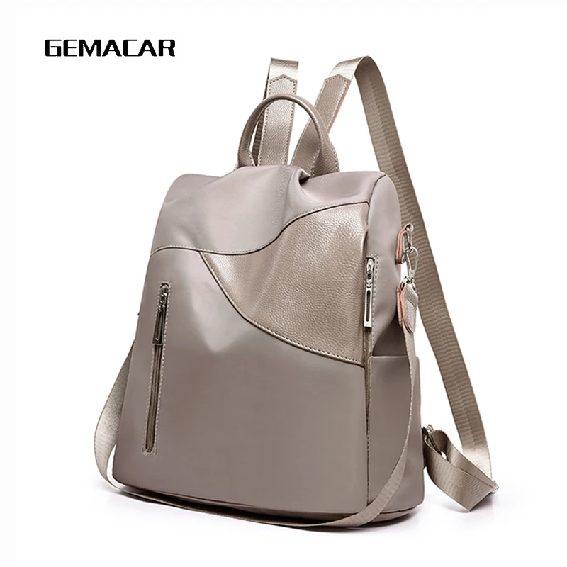 Женский рюкзак простой дизайн защита от кражи женский Повседневный большой