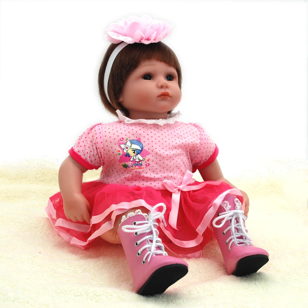 Nicoseewonder 16 дюймов bonecas Bebe Reborn Baby Куклы реалистичные хлопок Средства ухода за кожей
