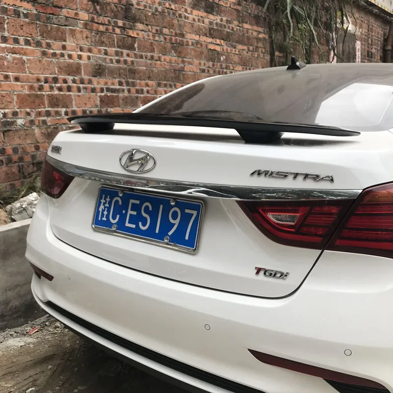 Для Hyundai Elantra спойлер 2010 2017 автомобиль украшение в виде хвостового крыла ABS