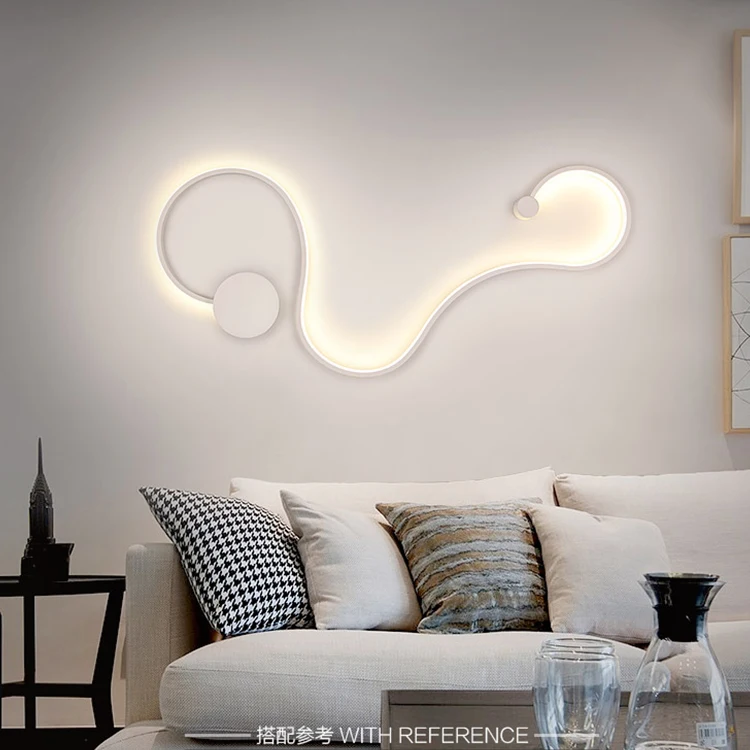 Светодиодный интерьерный индивидуальный художественный настенный светильник