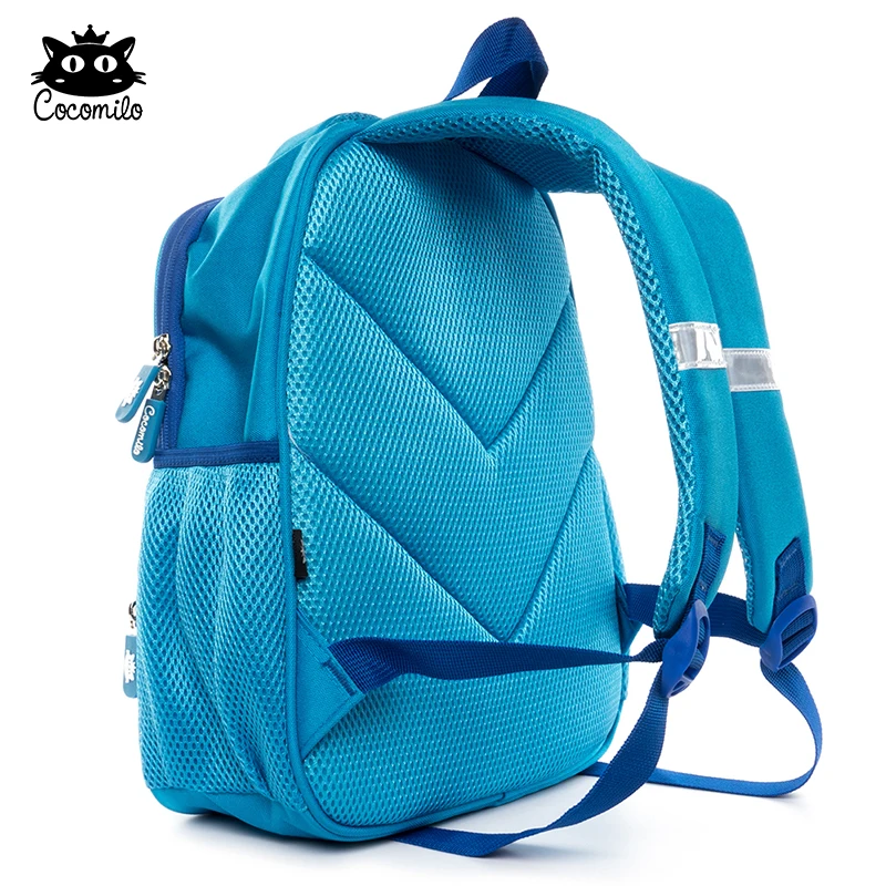 Cocomilo Orthopedic Children Cartoon Hippo School Bags Kids Kindergarten school bag Animal Backpack Waterproof Satchel 3-5 Years