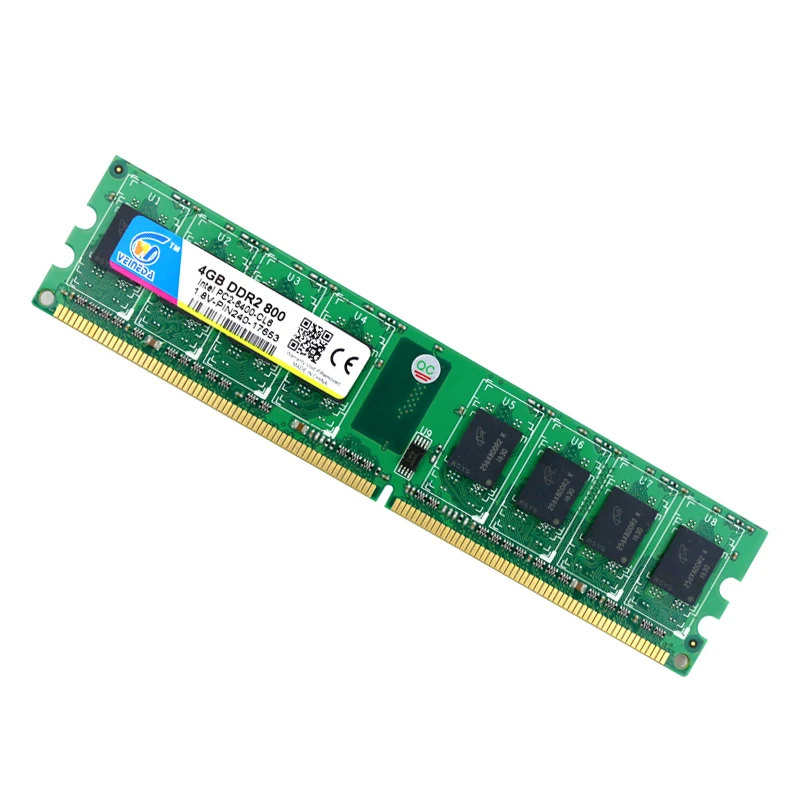 Память VEINEDA ddr2 2 ГБ 4 Гб 800 МГц Dimm 240Pin 1 8 в аналогична для материнской платы Intel AMD