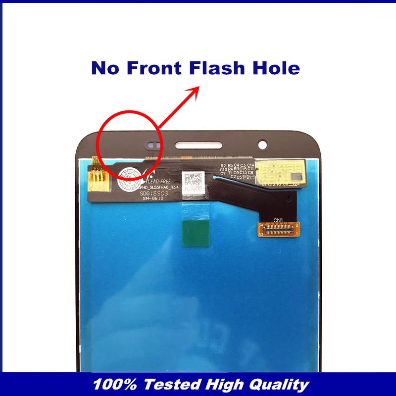 Для samsung Galaxy J7 Prime lcd G610 G610F G610M дисплей сенсорный экран дигитайзер Замена с фронтальной вспышкой отверстие