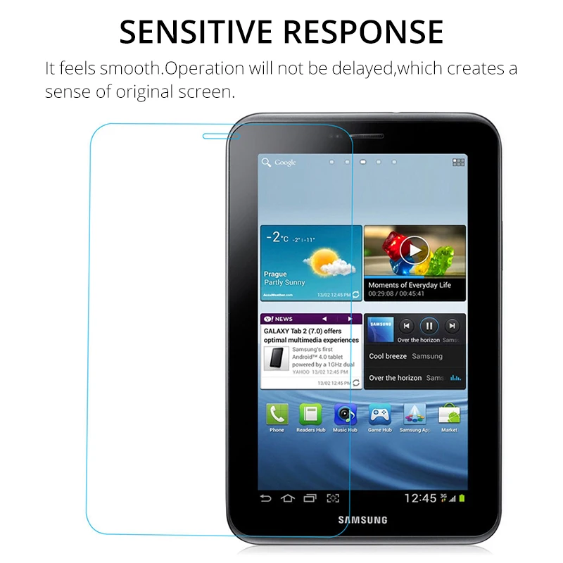 С уровнем твердости 9 H закаленное Стекло для samsung Galaxy Tab 2 7 0 P3100 P3110 защита экрана