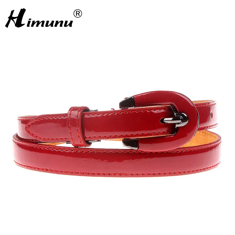 Роскошный Гладкий женский ремень из натуральной кожи Модный воловьей с пряжкой