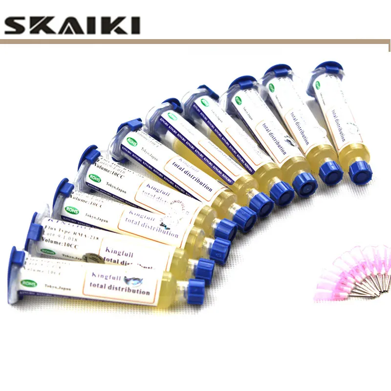 Сварочный флюс 10 шт. KINGBO RMA 218 10cc PCB флюсовая паяльная паста сварочный для ремонта