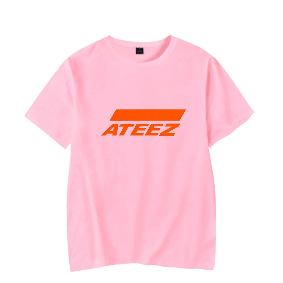 Новые рубашки с альбомом Kpop ATEEZ уличная одежда свободная футболка топы коротким