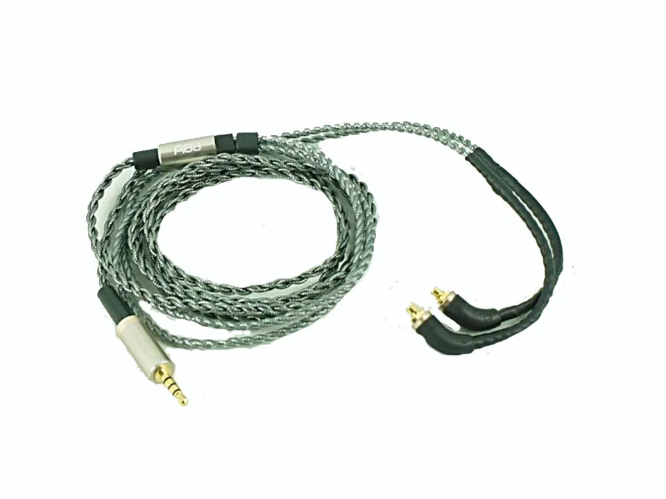 FIDUE A83 2.5/3.5 мм MMCX Посеребренная Сбалансированный Линия Наушника Interchangeble Audiophile