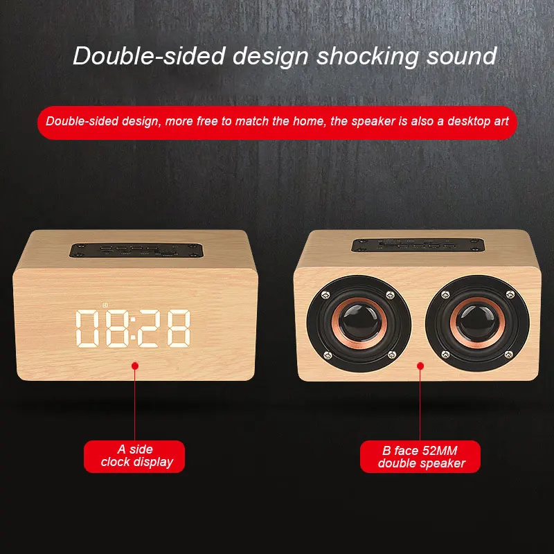 Беспроводной портативный Bluetooth динамик открытый бас перезаряжаемый