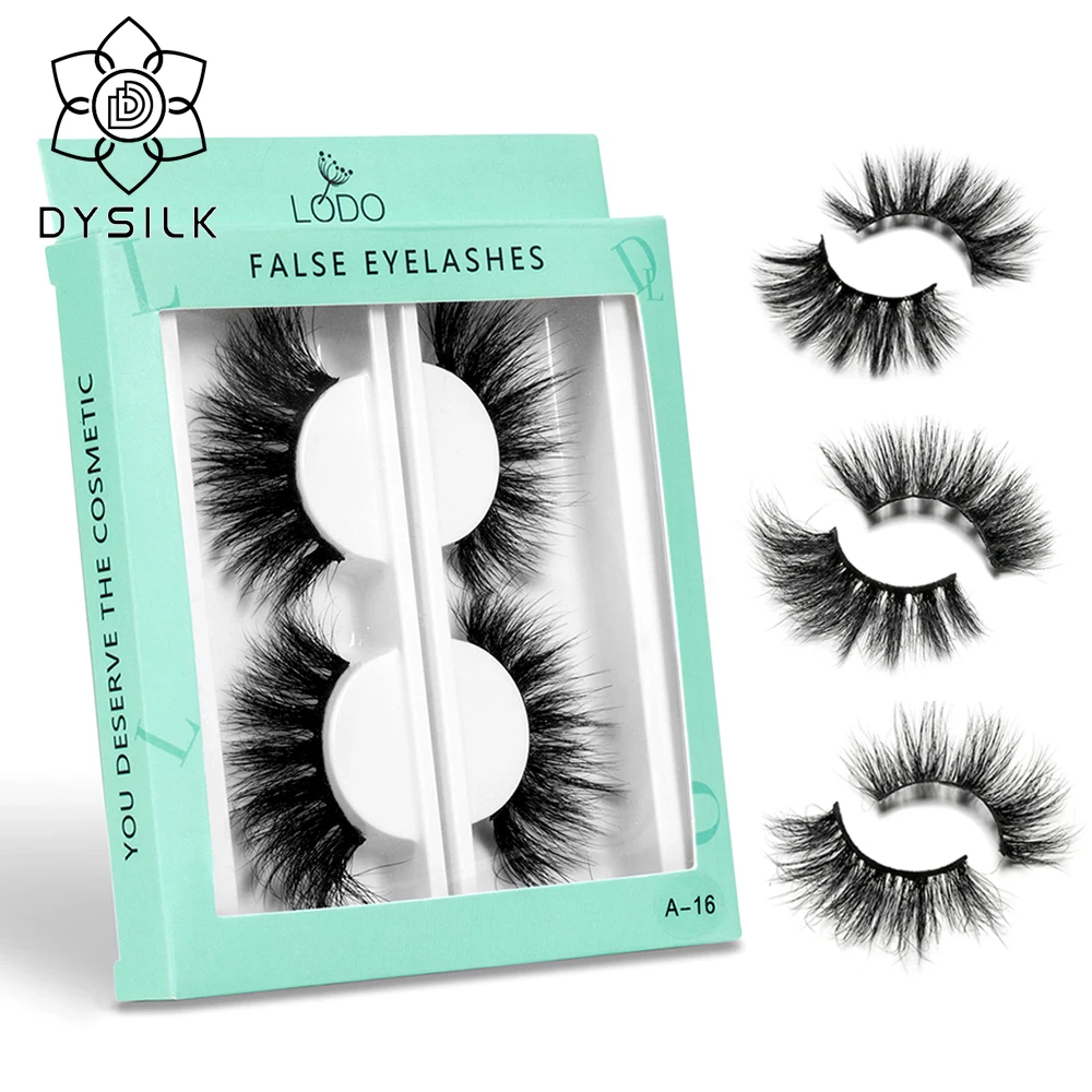 DYSILK 3D норковые ресницы 100% жестокости Бесплатная ручной многоразовые натуральные