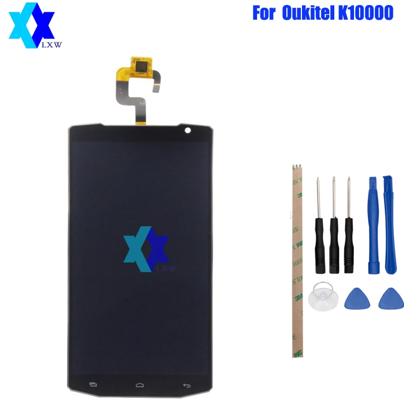 Для оригинальный Oukitel k10000 ЖК дисплей Дисплей + Сенсорный экран Панель цифровой