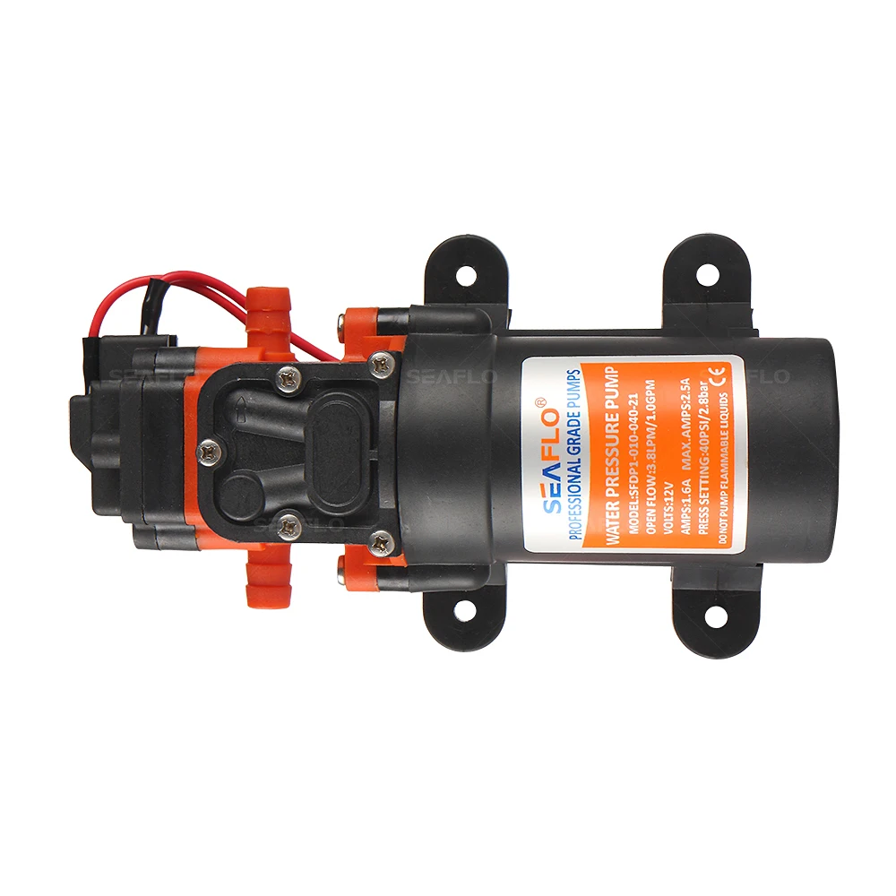 SEAFLO 40PSI 12 В 24 в морской водяной насос мембранный насос аксессуары для лодок душ туалеты мотор для переноса воды для кэмпер караван