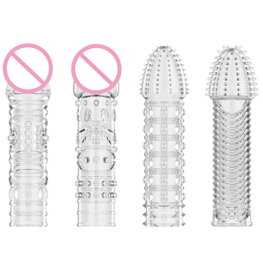 Мужской Презервативы для увеличения пениса многоразовый кран стимулятор