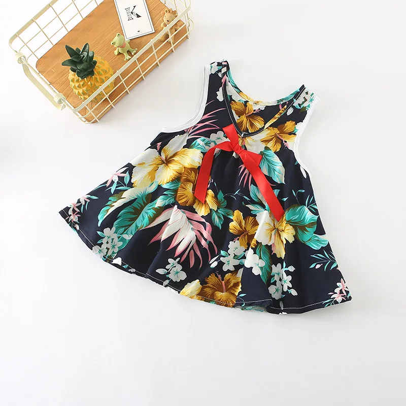 2018 г. платье с цветочным рисунком для маленьких девочек элегантное детское