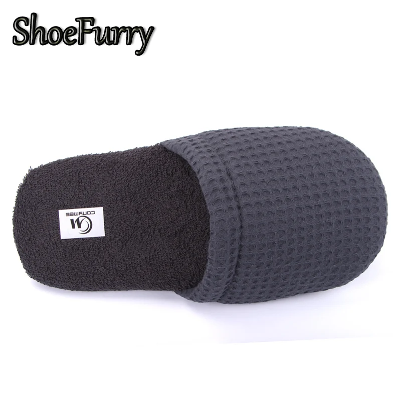 Новинка зимняя повседневная обувь мужские плюшевые домашние тапочки с мягкой