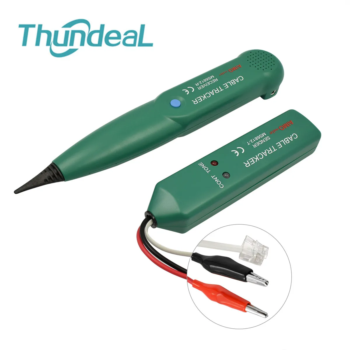 Телефон трассировщик проводки сети LAN Кабельный тестер оригинальный aimo MS6812 для UTP