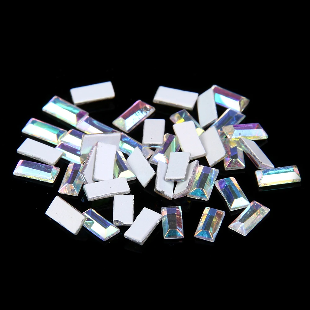 5 шт стеклянные драгоценные камни DIY Стразы для дизайна ногтей много форм