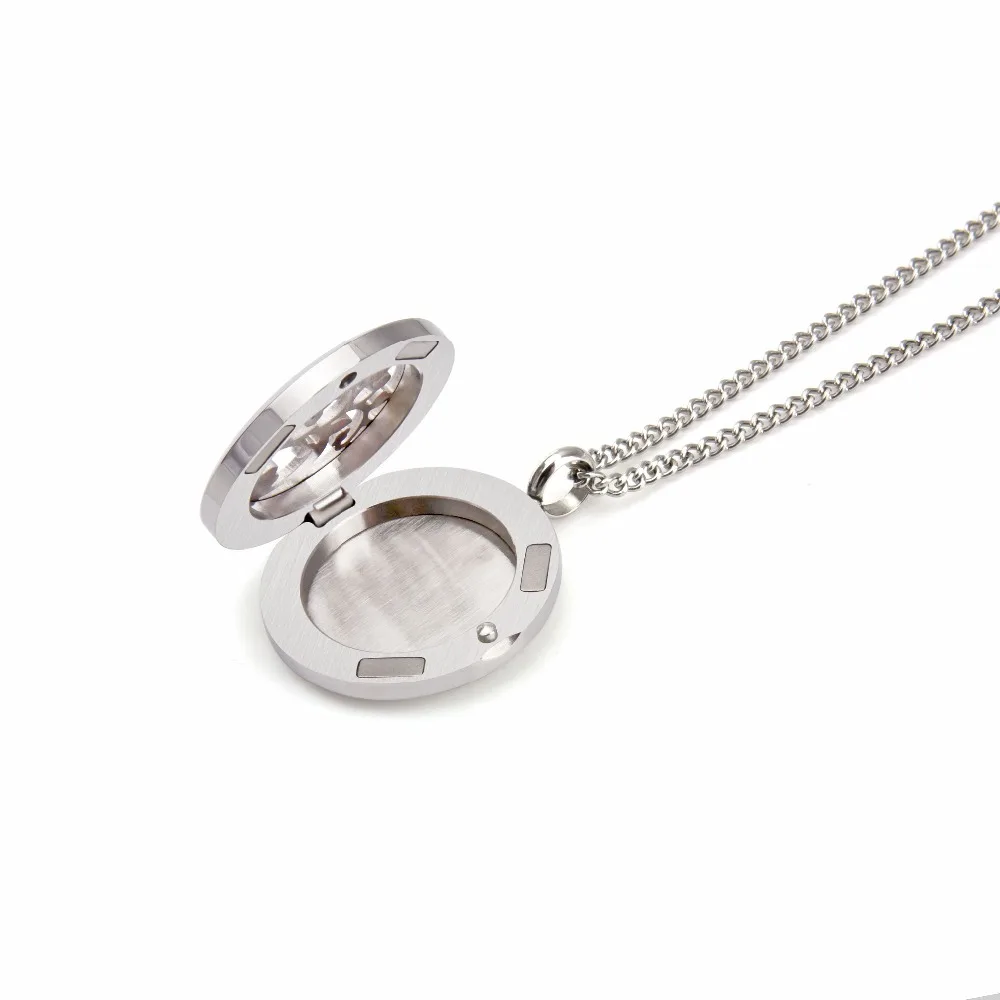 316L stainless steel magnetic Flower of life aromatherapy pendant necklace 30mm essential oil diffuser | Украшения и аксессуары