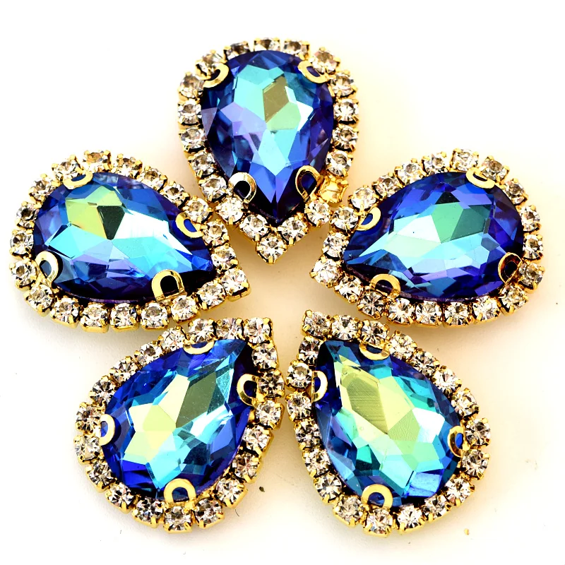 20 шт. новые цвета пришивные стразы с кружевными кристаллами мокко Красочные