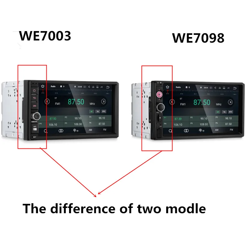ZEEPIN WE7098 в автомобильный мультимедийный плеер блок 7 дюймовый 1024x600 видео gps