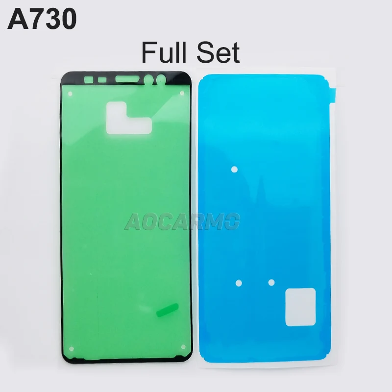 ЖК-дисплей Aocarmo клейкая задняя крышка аккумулятора лента для Samsung Galaxy A730 A8 Plus 2018