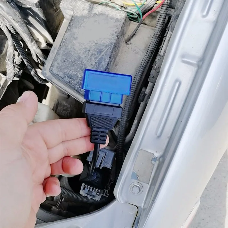 NS Modify 17 Pin к 16 OBD2 кабель диагностический Соединительный адаптер OBDII Женский Разъем