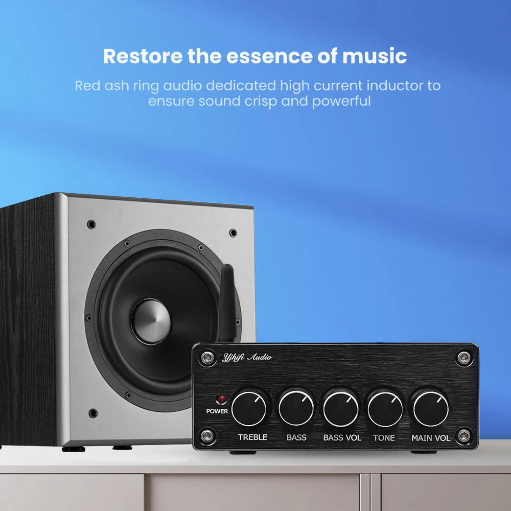 AIYIMA TPA3116 Bluetooth усилитель сабвуфера 2 1 HIFI 5 0 Цифровые усилители мощности 50 Вт * + 100