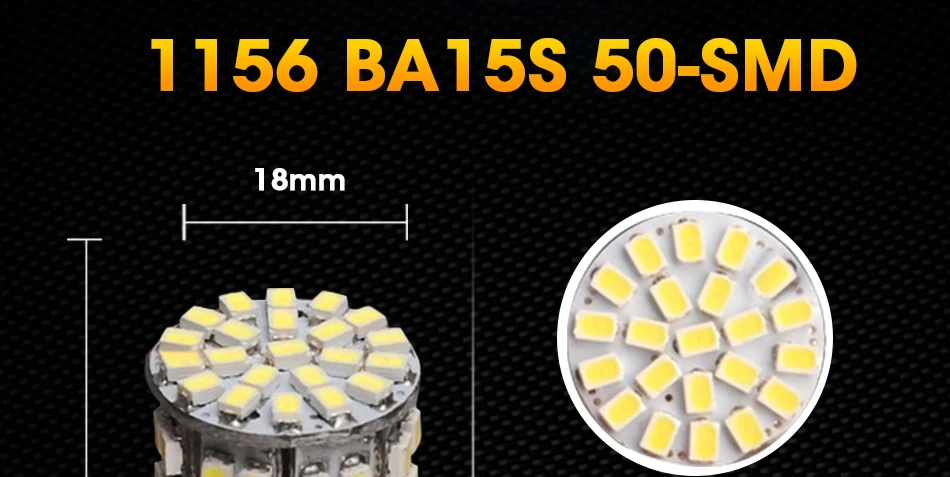 Hlxg 4 шт. Led BA15S 1156 P21W лампы габаритные фонари для автомобиля 12 в 6000K сигнальная лампа Поворотная сигнальная Тормозная лампа заднего хода автомобиля Стайлинг