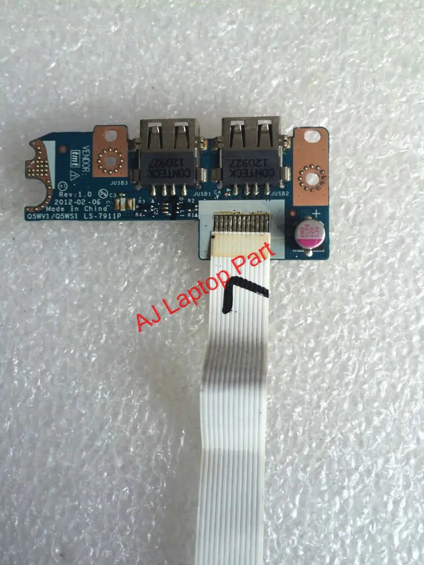 Оригинальная USB-плата с гибким кабелем для ноутбука ACER Aspire NV56 NV56R10u V3-531 V3-571 Q5WV1 Q5WS1