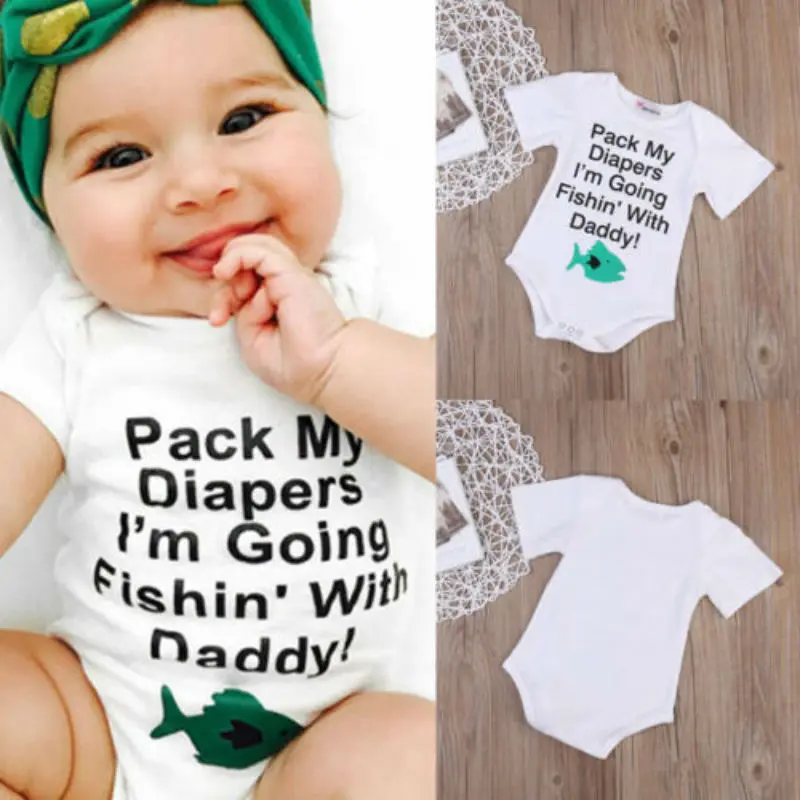 Детская одежда pudcoco хлопковый комбинезон с короткими рукавами для новорожденных