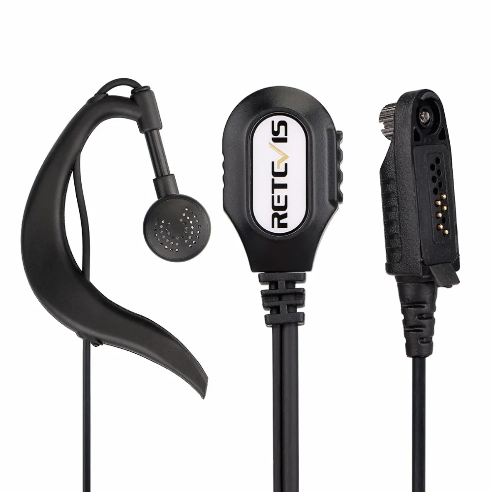 Walkie Talkie аксессуары черный g-образный ушной крючок микрофон наушник для Retevis RT82