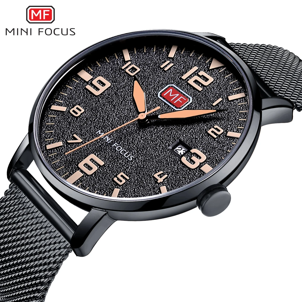 

MINI FOCUS Men Watches Stainless Steel Waterproof Luxury Brand Fashion Quartz Watch Relogio Masculino Reloj Hombre Montre Homme