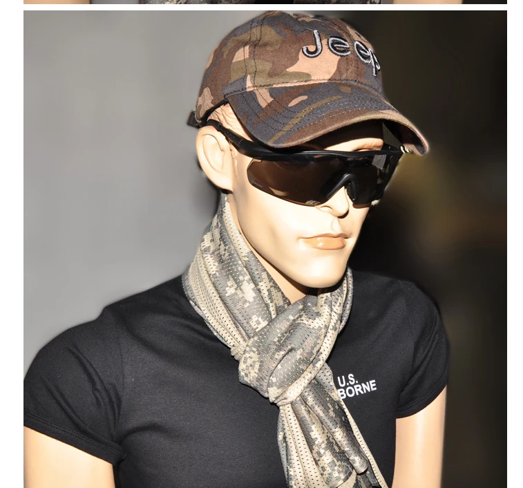 Тактический Камуфляжный сетчатый армейский шарф фата в стиле милитари шейный